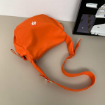 Suure mahutavusega nailonkott Meeste &otilde;lakott Pendel-klassi Crossbody kott Naiste &uuml;hev&auml;rviline k&auml;ekott Small oranž