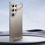 Luksuslik metallist titaanisulamist ebaregulaarne telefoni&uuml;mbris Samsung Galaxy S24 S23 Ultra Plus Alien alumiiniumist objektiivi r&otilde;nga kaitsekate For Samsung S23 Plus kuld