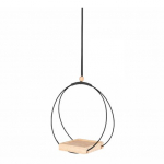 Rippuv taimealus Mitmeotstarbeline lillepottide hoidik puidust alusega siseruumis&auml;&auml;stlik taimehoidja valge/kuldne