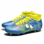 Meeste Jalgpallisaapad Pikad naelad K&otilde;rge pahkluu jalgpallijalatsid AG/TF Kids Outdoor Muru Klambrid Jalgpallisaapad Treening Jalgpallijalatsid 36 punane