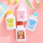 1 tk armas Kawaii multikas piimapudeli korrigeeriv rihm kirjatarbed kontoritarbed pruun