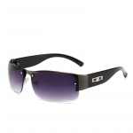 2024 Uued p&auml;ikeseprillid UV400 Vintage Punk Rimless Ristk&uuml;lik Meeste Moodprillid Raamita S&otilde;iduvarjud Kalastusreisi prillid