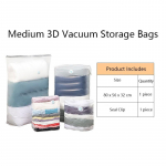 4 suurust &Otilde;huvaba vaakumkott Vaakumkinnitusega kott Ruumis&auml;&auml;stlik suletud &otilde;huvaba vaakumkompressioonhoiukott patjade, tekkide, tekkide jaoks 80x56x32cm