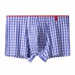 Meeste bokserid Keskmise k&otilde;rgusega elastse v&ouml;&ouml;kohaga Ruudulise mustriga l&uuml;hikesed p&uuml;ksid U-kujulise esiosaga Hingavad alusp&uuml;ksid Igap&auml;evaseks kandmiseks XXL must