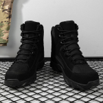 Meeste veekindlad matkasaapad Kerged saapad Vastupidavad v&auml;listingimustes ronimissaapad meestele Poolhooaja v&otilde;itlussaapad, suured EU: 39 must