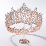 Pruudikroon Tiara Kunstlik tsirkoon pulmakleit Krooni Ehted T&auml;iskasvanute s&uuml;nnip&auml;ev