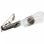 M&auml;rgihoidja aksessuaaride klamber L&auml;bipaistev ID-sildi nimi M&auml;rgihoidja klamber Kahe auguga kaardiklambrid personali poeassistendile