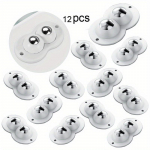 4 tk Isekleepuv t&uuml;&uuml;p Mute Ball universaalne ratas 2 helmest M&ouml;&ouml;blirattad Rattad Roostevabast terasest ratas 360&deg; p&ouml;&ouml;rlemine