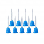 10 tk hambaravi silikoonkummist j&auml;ljendi segamispea j&auml;ljendi otsikud Ajutised segamisotsad Hambaravi materjalid 10pcs