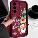 Candy v&auml;rviline &uuml;mbris Samsung S24 S22 Ultra Plus S23 S21 S20 Fe A55 A54 A53 A52 A35 A34 A15 5g j&otilde;uluvana p&otilde;hjap&otilde;dra mustriga objektiivi kaitse pehme kate Samsung S24 must