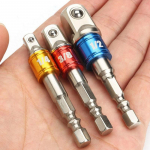 3 tk ruutmutrikeeraja puuri l&ouml;&ouml;kpesa pikendusotsaku adapteri pesa mutriv&otilde;tme adapteri toitek&auml;sit&ouml;&ouml;riistad pistikupesa adapter 3pcs