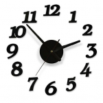 DIY seinakell 3D kleebis Kodu tuba Kontori sisustus Aeg Interj&ouml;&ouml;r Kodu kingitus