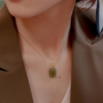 Hetian Jade Stone kaelakee naistele kaelakee stiilis rangluu keti ripats