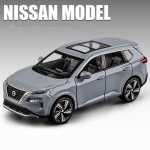 1/32 Nissan X-TRAIL MAASTUR Sulamist Auto Mudel Valatud Metallist Maastikuautod Auto Mudel Heli ja Valguse Simulatsioon Laste M&auml;nguasi Kingitused hall v&auml;rv
