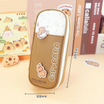 Multikas suure mahutavusega Capybara pliiatsikott, mitmekorruseline loominguline &otilde;pilaste kirjatarvete organiseerija koolitarbed