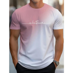 Vibrant Gradient Comfy Tee &ndash; pehme hingav &uuml;mara kaelusega l&uuml;hikeste varrukatega moodne topp kevadsuvepuhkuseks vaba aja veetmiseks 6XL