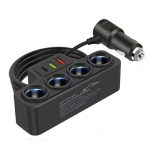 120 W autolaadija adapter 7 pordiga QC3.0+PD sigarettide tules&uuml;&uuml;taja pesa 12 V/24 V auto voolu muundamise pistik telefoni kiirlaadimisadapter