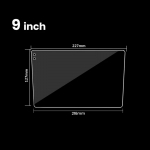 Universaalne autonavigatsioonis&uuml;steem karastatud kile 9-tolline auto modifitseeritud keskjuhtimisega navigeerimisekraan karastatud klaasist kaitsekile One Size