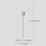 Maagiline luud silikoonist kummilabidaga: Vaevatu puhastamine p&otilde;randatele, autodele, klaasile ja seintele - P&ouml;&ouml;ratav, reguleeritav ja sobilik vannitoale 1pc