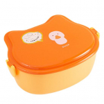 Bento kasti kahekihiline sahtel Hea tihendus Mikrolaineahjus kasutatav laste suupistete ja puuviljade l&otilde;unakarp Multifilm Bento oranž