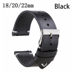 Retro kiirkinnitusega Itaalia k&auml;sitsi valmistatud nahast kellarihm &otilde;livahaga nahast kellarihm 22mm