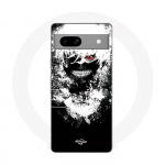 Coque Maniacase pour Google Pixel 7a Tokyo Ghoul amine Ken Kaneki