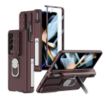 Pliiatsiga Magnetiline Armor &Uuml;mbris Samsung Galaxy Z Fold 6 4 5 3 2 jaoks Autohoidik R&otilde;ngas Libistatav Kaamera 360 T&auml;ielik Kaitsja Jalgkattega For Galaxy Z Fold 6 bordoo