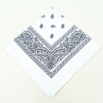Unisex meeste naiste puuvillane bandana juuksepael Cowboy meeste jalgratturi spordipeakatted randme juuksekattega &uuml;hepoolne pea&uuml;mbris Paisley sall One Size