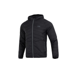 Under Armour &Uuml;hev&auml;rviline T&otilde;mblukuga Kapuutsiga Spordiklassikaline Puuvillane Jakk Meeste jakid Must 1375447-001 S