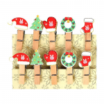 10 tk. Puidust j&otilde;uluklambrid Kodu Rippuvad fotoseinakaunistused DIY k&auml;sitsi valmistatud k&auml;sit&ouml;&ouml; 2025. aasta uusaasta peovarustus Navidadi kingitus lastele 1