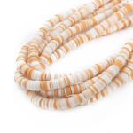 V&auml;rvilised saviviilud ja vahehelmed k&auml;sitsi valmistatud isetehtud ehete jaoks: K&auml;ev&otilde;rud, kaelakeed, aksessuaarid 4&times;1mm