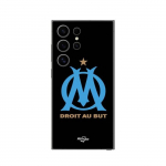 Coque - Olympique de Marseille - Samsung Galaxy S24 Ultra - Logo OM - Souple - Noir