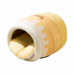 Honey Pot Cat Bed Kennel Siseruumides Isesoojenev V&auml;ikeloomade Maja Kassipesa Lemmiklooma Pesa Kassimaja kassipoegade puudli kutsikatele koera kassidele S sinine