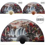 50x88cm suur maalipaberist ventilaator seinale riputatav dekoratiivne kokkupandav ventilaator kontorisse, esikusse, koju, elutuppa, dekoratiivne ventilaator Lucky Strike 50x88cm