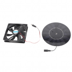 5W Chicken Coop v&auml;ljat&otilde;mbeventilaator Monokristalliline r&auml;ni Pet Cat Dog House p&auml;ikeseventilaator talu lemmikloomamaja v&auml;ljat&otilde;mbeventilaator must