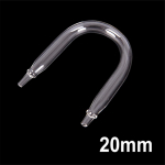 L&auml;bipaistvast klaasist Co2 rafineerija U-kujuline &otilde;hutoru pistik paagi akvaariumi varustus N Transparent cover packaging