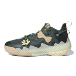 Adidas Harden Vol. 6 J Roheline Oksiid Monogramm Laste Tennised Peaaegu Kollane Linane-Roheline GV7058 36