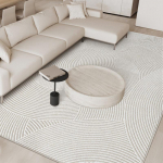 kerge luksus kreem stiilis prantsuse vaip moodne elutoa vaip koduvaip lihtne garderoobi dekoratiivvaip pestavad vaibad 160x230cm-63x91in
