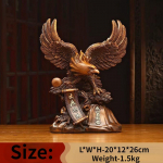 Suur n&auml;itus Kotka kaunistused Rikkus, atraktsioon Bossi kontori t&ouml;&ouml;laua sisekujundus Elutoa veinikapp Ettev&otilde;tte avamiskink