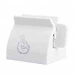 Rolling hambapasta pigistaja kaasaskantav universaalne hambapasta istme hoidiku alus hambapasta toru rull-pigisti t&ouml;&ouml;riist punane