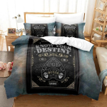 Uus Ouija lauaga voodipesukomplekt &Uuml;he-, Twin-, Full-, Queen-, King-suuruses Voodikomplekt T&auml;iskasvanu ja Laste Magamistuppa Tekikottide Komplektid 3D Prindiga Voodilina Komplekt AU Single 140x210cm