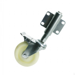 3 nailonist v&auml;rava ratas liikumiseks valge