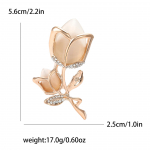 Moesulamist kivikivist tulbi pross loominguline mitmek&uuml;lgne naiste &uuml;likonnamantel korsažist kaunistusega pin