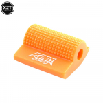 Universaalne mootorratta k&auml;igukangi pedaali kummist kate jalatsite kaitse jalapulga varbageel Honda Kawasaki Yamaha KTM tarvikule oranž