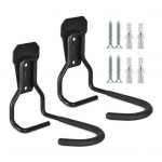 1 tk/2 tk rattahoidik seinale kinnitatav jalgrattahoidik siseruumides m&auml;gijalgratta riidepuu konks rattahoidik garaaži lae jaoks 1pc must