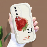 Armas koomiksimustriga kreemjas tekstuuriga korpus Lainelise servaga pehme silikoonkaanega telefoni&uuml;mbris Huawei Honor Infinix Tecno iPhone'i jaoks Infinix Smart 6 HD must