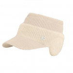 Naiste talvem&uuml;ts T&uuml;hi &uuml;laosa k&otilde;rvakaitse L&uuml;hikese &auml;&auml;rega paks pl&uuml;&uuml;s kootud tipuk&uuml;bar Rhinestone Letter Decor Elastne igap&auml;evane peakate roosa