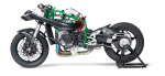 Tamiya mootorrataste sari Kawasaki Ninja H2R Plastikmudel 14131 1/12 Nr.131 must