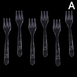 50/100 tk &uuml;hekordselt kasutatavad minimagustoidu lusikad j&auml;&auml;tise koogi tarretispudingi jaoks l&auml;bipaistvad plastikust serveerimislusikad