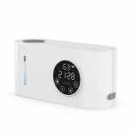 Automaatne vedelseebi dosaator Vannitoa k&ouml;&ouml;k Seinale paigaldatav vedelseebi ja &scaron;ampooni jaotur Puutevaba k&auml;tepesu dosaator valge